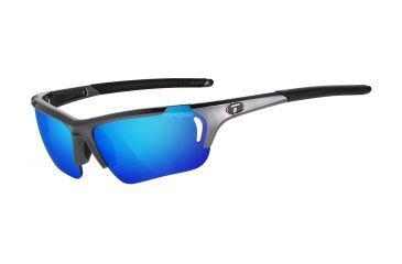 Image of Tifosi Optics Radius FC Sunglasses - Gunmetal Frame w/Clarion Blue,AC Red and Clear Lens 1190100322