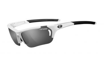 Image of Tifosi Optics Radius FC Sunglasses - Matte White Frame w/Polarized Smoke Lens 1190501251