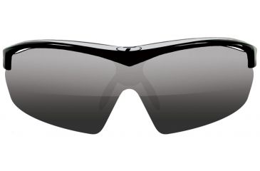 Image of Tifosi Optics Talos Sunglasses - Race Silver Frame w/Smoke,AC Red and Clear Lens 1180102101