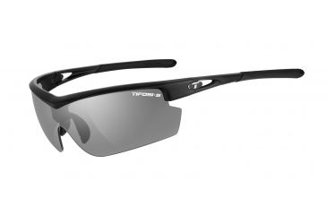 Image of Tifosi Optics Z87.1 Talos Tactical Safety Sunglasses, Smoke/HC Red/Clear Lenses, Matte Black Tact Frame 1181100101
