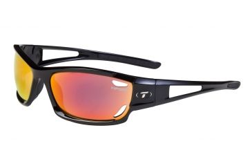Image of Tifosi Dolomite Single Vision Prescription Sunglasses - Gloss Black Frame 0080100203