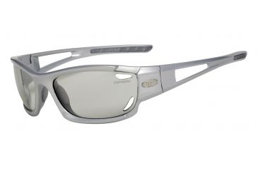 Image of Tifosi Dolomite Single Vision Prescription Sunglasses - Metallic Silver Frame 0080300631