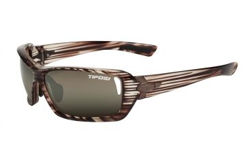 Image of Tifosi Mast Sunglasses - Gloss Wood Frame, GT/EC/AC Red Lenses 0020202310