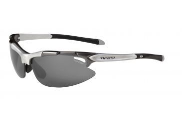 Image of Tifosi Pave Sunglasses - Gunmetal Frame, Smoke/AC Red/Clear Lenses 0130100301