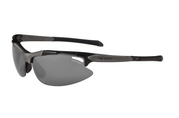 Image of Tifosi Pave Sunglasses - Matte Black Frame, Smoke/AC Red/Clear Lenses 0130100101