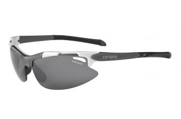 Image of Tifosi Pave Sunglasses - Pearl White Frame, Smoke/AC Red/Clear Lenses 0130101101