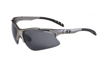 Image of Tifosi Roubaix Sunglasses - Iron Frame, Brown/AC Red/Clear Lenses 0270100401
