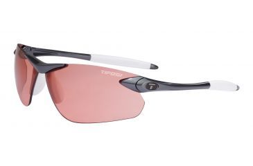 Image of Tifosi Optics Seek FC Sunglasses, Gunmetal Frame, High Speed Red Fototec Lenses, 0190300330