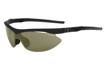 Image of Tifosi Slip Sunglasses - Matte Black Frame, GT/EC/AC Red Lenses 0010200110