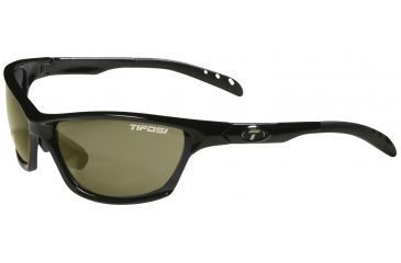 Image of Tifosi Ventoux Sunglasses - Gloss Black Frame, GT/EC/AC Red Lenses 0120200210