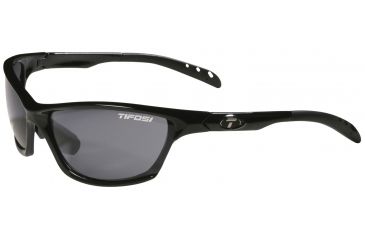 Image of Tifosi Ventoux Sunglasses - Gloss Black Frame, Smoke/AC Red/Clear Lenses 0120100201
