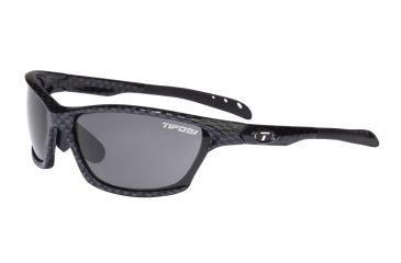 Image of Tifosi Ventoux Sunglasses - Gloss Carbon Frame, Smoke Fototec Lenses 0120305234