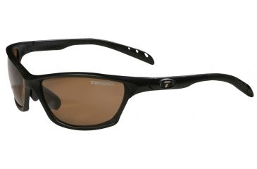 Image of Tifosi Ventoux Sunglasses - Matte Black Frame, Brown Polarized Fototec Lenses 0120600160