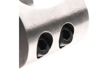 Image of Tiger Rock .750 Low Profile Steel Gas Block w/ Clamp-On Packaged, Stainless, Silver, Small, GB06-S#