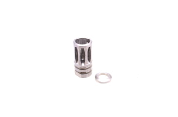 Image of Tiger Rock A2 Muzzle Brake, 1/2x28, 5 Ports, Packaged, Silver, Small, MBR05-S#