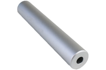 Image of Tiger Rock AR-10 .308 6 Aluminum Blank Muzzle Brake for 5/8x24 Pitch -Silver, Silver, MBR308S