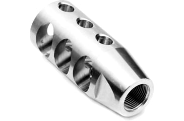 Image of Tiger Rock AR-10 .308 Compact Stainless Muzzle Brake, .308, 5/8x24in Pitch, Stainless, MBR38SL