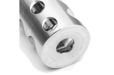 Image of Tiger Rock AR-10 .308 Compact Stainless Muzzle Brake, .308, 5/8x24in Pitch, Stainless, MBR38SL
