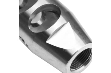 Image of Tiger Rock AR-10 .308 Compact Stainless Muzzle Brake, .308, 5/8x24in Pitch, Stainless, MBR38SL