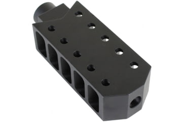 Image of Tiger Rock AR-10 .308 Rifle Barrett Style Muzzle Brake with Jam Nut, Long, MBR63LONG