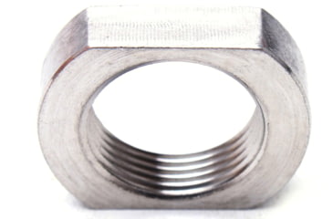 Image of Tiger Rock AR-10 .308 Steel 5/8x24 Threaded Stainless Muzzle Brake Jam Nut, Stainless, JN3-S