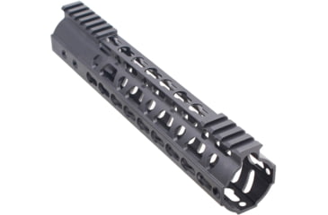 Image of Tiger Rock AR-10/LR-308 10" Super Slim Light Keymod Free Float Handguard w/Steel Barrel Nut, Black, FSK308-10