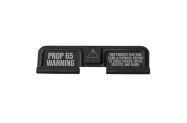 Image of Tiger Rock AR-10/LR-308 Ejection Port Dust Cover Complete Assembly with 2A Engraving, Lead, Black, Small, EDC308-LEAD
