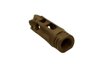 Image of Tiger Rock AR-15/.223/5.56 Custom Ported Muzzle Brake, Cerakote, Burnt Bronze, Small, MZ-AR4-BBR