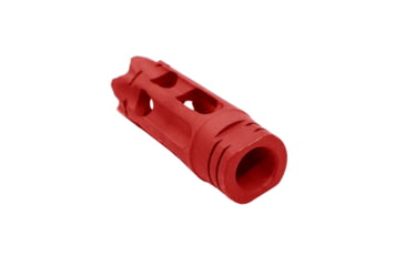 Image of Tiger Rock AR-15/.223/5.56 Custom Ported Muzzle Brake, Cerakote, Red, Small, MZ-AR4-RED