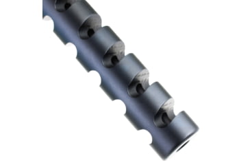 Image of Tiger Rock AR-15 223 6 Muzzle Brake for 1/2x28 Pitch -Black, Black, MBR223