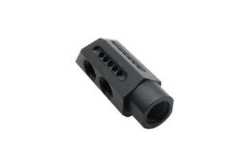 Image of Tiger Rock AR-15 .223Rem / 5.56 Nato Pentagram Ported Steel 1/2x28 Muzzle Brake, Nitride, Black, Small, MBR15PG
