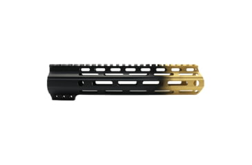 Image of Tiger Rock AR-15 Angle Cut Clamp On M-Lok 10in Handguard, Black Base, Cerakote, Gradient, Gold, Medium, FMLUS-10D-GLD-GRADIENT