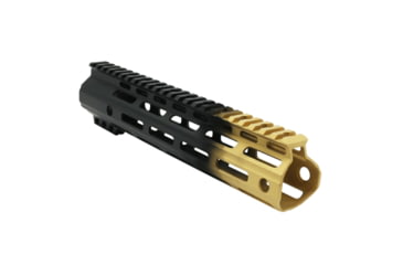Image of Tiger Rock AR-15 Angle Cut Clamp On M-Lok 10in Handguard, Black Base, Cerakote, Gradient, Gold, Medium, FMLUS-10D-GLD-GRADIENT