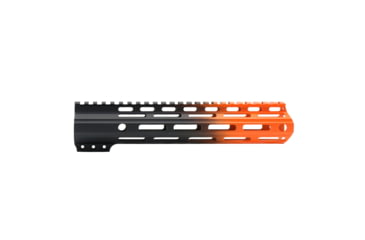 Image of Tiger Rock AR-15 Angle Cut Clamp On M-Lok 10in Handguard, Black Base, Cerakote, Gradient, Organge, Medium, FMLUS-10D-ORG-GRADIENT