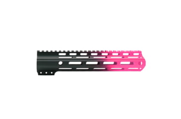 Image of Tiger Rock AR-15 Angle Cut Clamp On M-Lok 10in Handguard, Black Base, Cerakote, Gradient, Pink, Medium, FMLUS-10D-PNK-GRADIENT