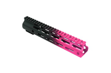 Image of Tiger Rock AR-15 Angle Cut Clamp On M-Lok 10in Handguard, Black Base, Cerakote, Gradient, Pink, Medium, FMLUS-10D-PNK-GRADIENT