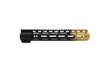 Image of Tiger Rock AR-15 Angle Cut Clamp On M-Lok 12in Handguard, Black Base, Cerakote, Gradient, Gold, Medium, FMLUS-12D-GLD-GRADIENT