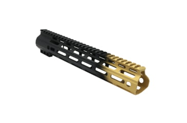 Image of Tiger Rock AR-15 Angle Cut Clamp On M-Lok 12in Handguard, Black Base, Cerakote, Gradient, Gold, Medium, FMLUS-12D-GLD-GRADIENT