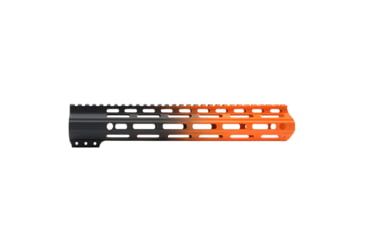 Image of Tiger Rock AR-15 Angle Cut Clamp On M-Lok 12in Handguard, Black Base, Cerakote, Gradient, Organge, Medium, FMLUS-12D-ORG-GRADIENT