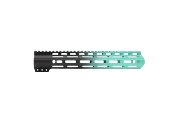 Image of Tiger Rock AR-15 Angle Cut Clamp On M-Lok 12in Handguard, Black Base, Cerakote, Gradient, Robins Egg, Medium, FMLUS-12D-RGB-GRADIENT