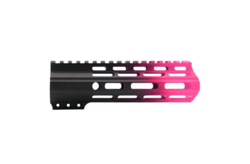 Image of Tiger Rock AR-15 Angle Cut Clamp On M-Lok 7in Handguard, Black Base, Cerakote, Gradient, Pink, Medium, FMLUS-7D-PNK-GRADIENT