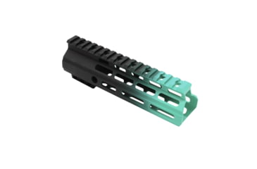 Image of Tiger Rock AR-15 Angle Cut Clamp On M-Lok 7in Handguard, Black Base, Cerakote, Gradient, Robins Egg, Medium, FMLUS-7D-RGB-GRADIENT