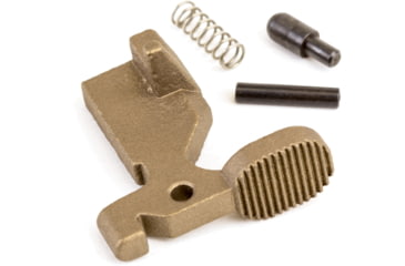 Image of Tiger Rock AR-15 Bolt Catch Assembly Kit w/ Plunger, Spring &amp; Roll Pin, Tan, BCT