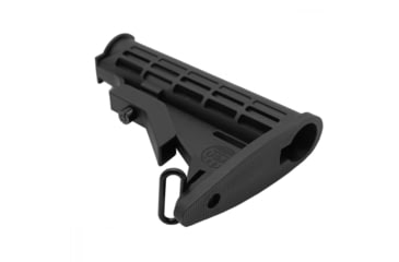 Image of Tiger Rock AR-15 Collapsible Standard Version Stock Body, Mil Spec, Cerakote, Black, Medium, ST003M-USA
