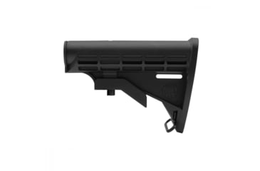 Image of Tiger Rock AR-15 Collapsible Standard Version Stock Body, Mil Spec, Cerakote, Black, Medium, ST003M-USA