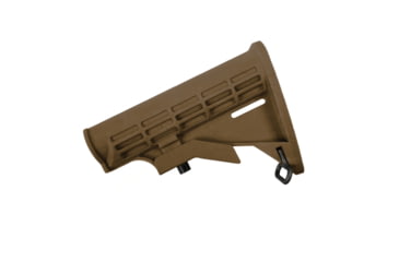 Image of Tiger Rock AR-15 Collapsible Standard Version Stock Body, Mil Spec, Cerakote, Burnt Bronze, Medium, ST003M-BBR