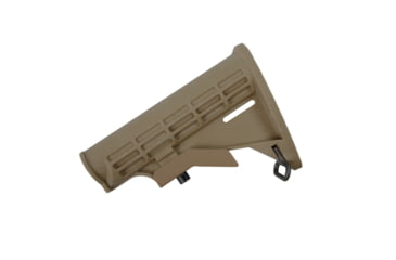 Image of Tiger Rock AR-15 Collapsible Standard Version Stock Body, Mil Spec, Cerakote, FDE, Medium, ST003M-FDE