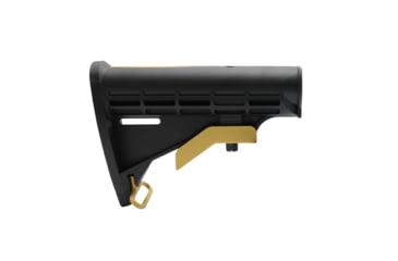 Image of Tiger Rock AR-15 Collapsible Standard Version Stock Body, Mil Spec, Cerakote Gradient, Gold, Medium, ST003M-USA-GLD-GRADIENT