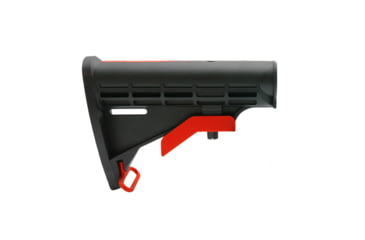 Image of Tiger Rock AR-15 Collapsible Standard Version Stock Body, Mil Spec, Cerakote Gradient, Red, Medium, ST003M-USA-RED-GRADIENT