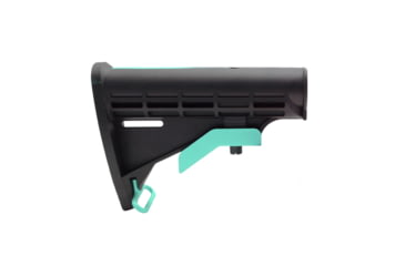 Image of Tiger Rock AR-15 Collapsible Standard Version Stock Body, Mil Spec, Cerakote Gradient, Robins Egg, Medium, ST003M-USA-RGB-GRADIENT